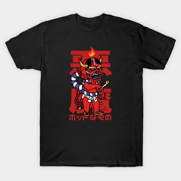 little devil samurai T-Shirt by Nisu Studio